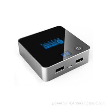 Power bank 6600mAh With digital to show the battery capacity percent.